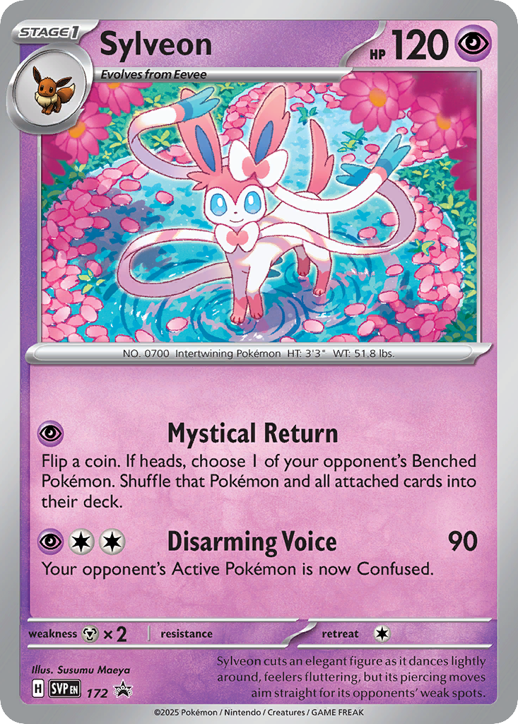 Sylveon 172 Scarlet & Violet Black Star Promos