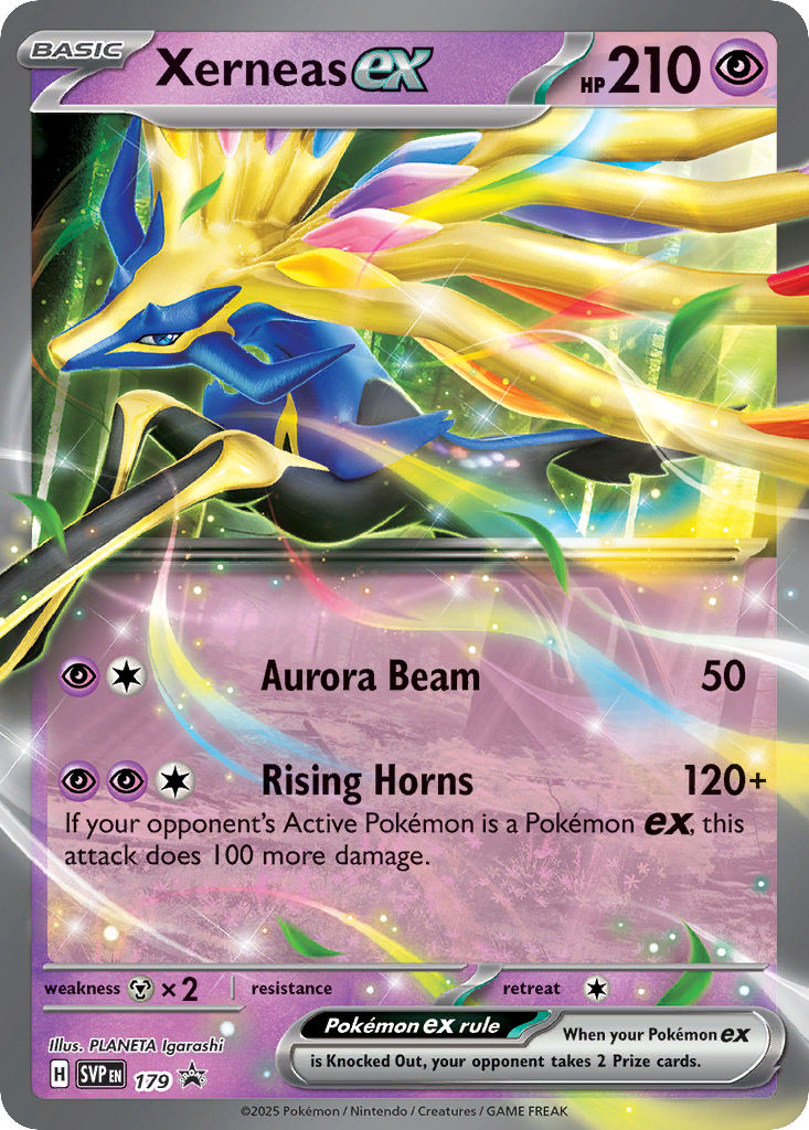 Xerneas ex 179 Scarlet & Violet Black Star Promos