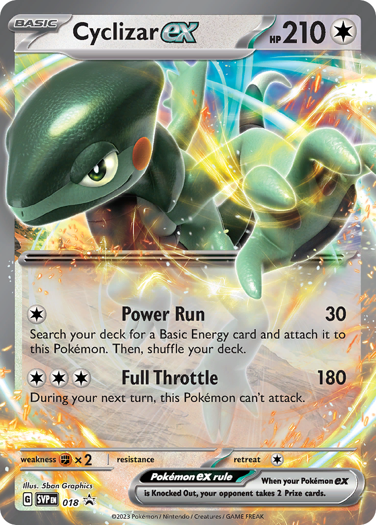 Cyclizar ex 018 Scarlet & Violet Black Star Promos