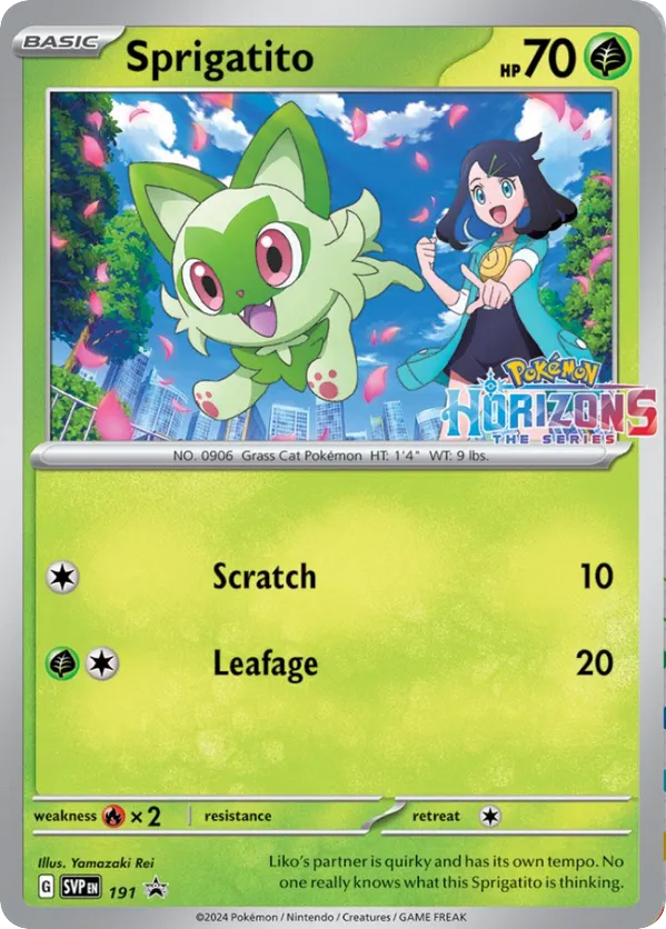 Sprigatito 191 Scarlet & Violet Black Star Promos