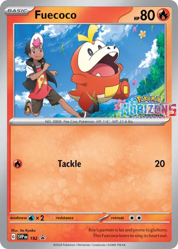 Fuecoco 192 Scarlet & Violet Black Star Promos