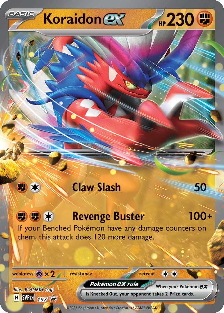 Koraidon ex 197 Scarlet & Violet Black Star Promos