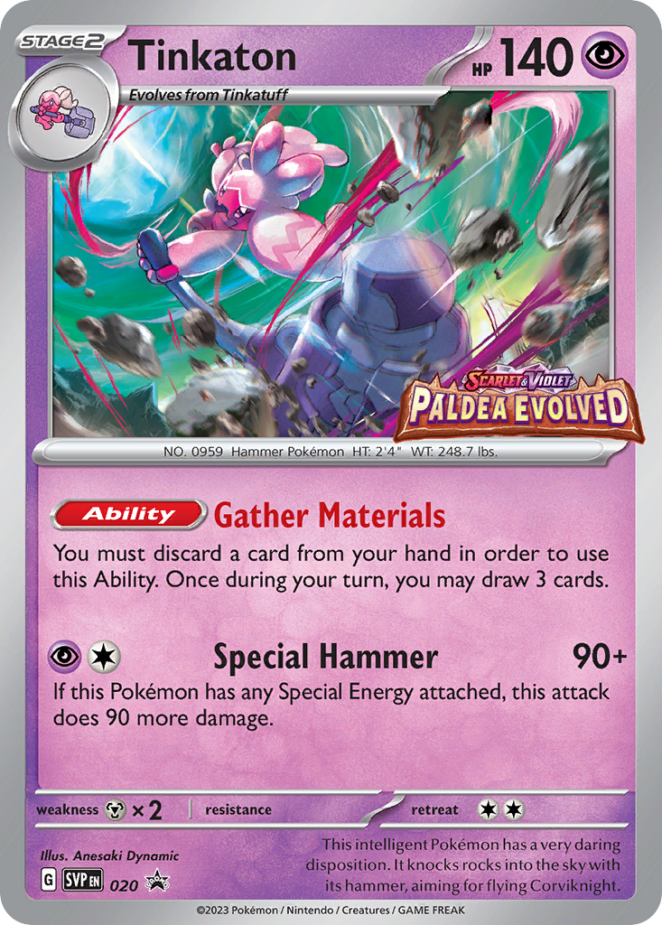 Tinkaton 020 Scarlet & Violet Black Star Promos