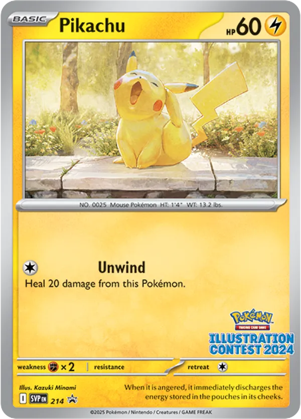 Pikachu 214 Scarlet & Violet Black Star Promos