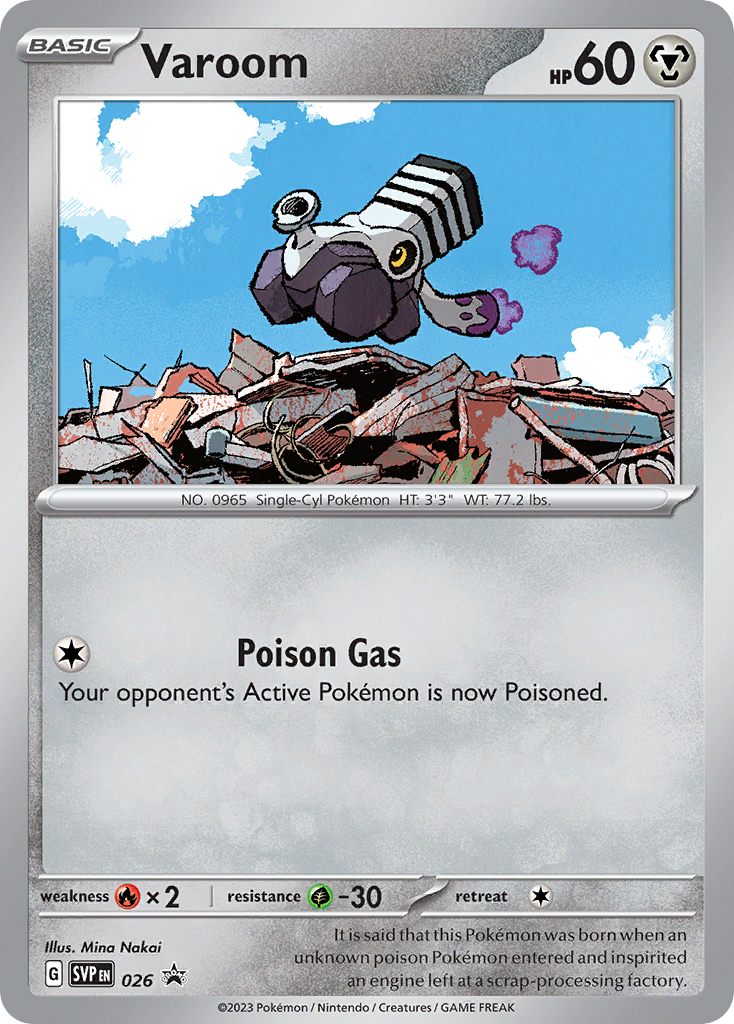 Varoom 026 Scarlet & Violet Black Star Promos