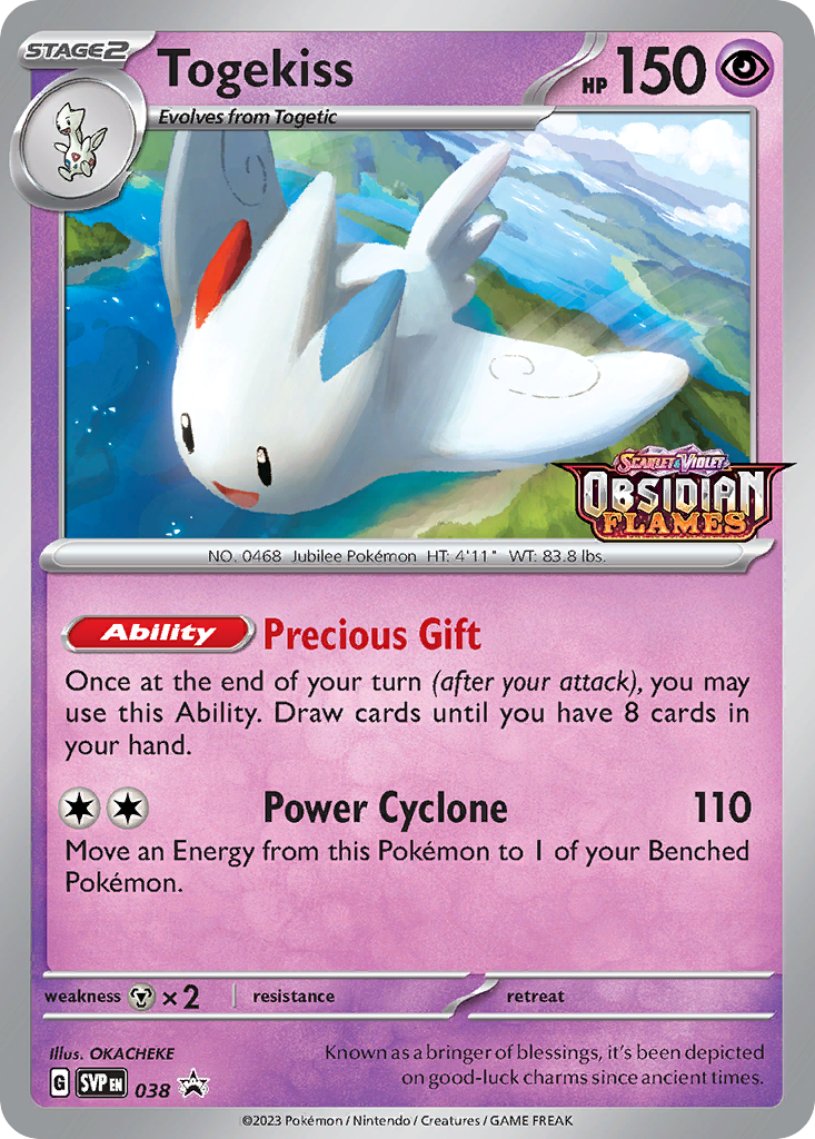 Togekiss 038 Scarlet & Violet Black Star Promos