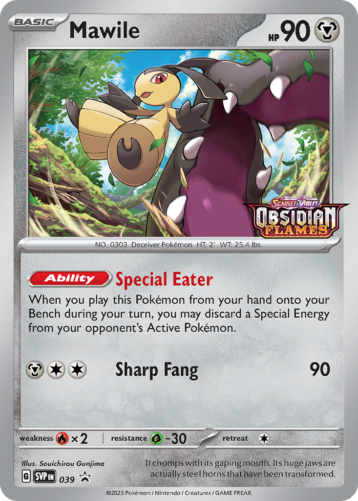 Mawile 039 Scarlet & Violet Black Star Promos