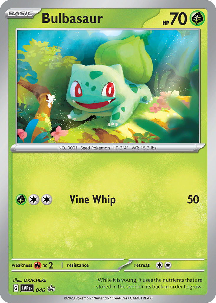 Bulbasaur 046 Scarlet & Violet Black Star Promos