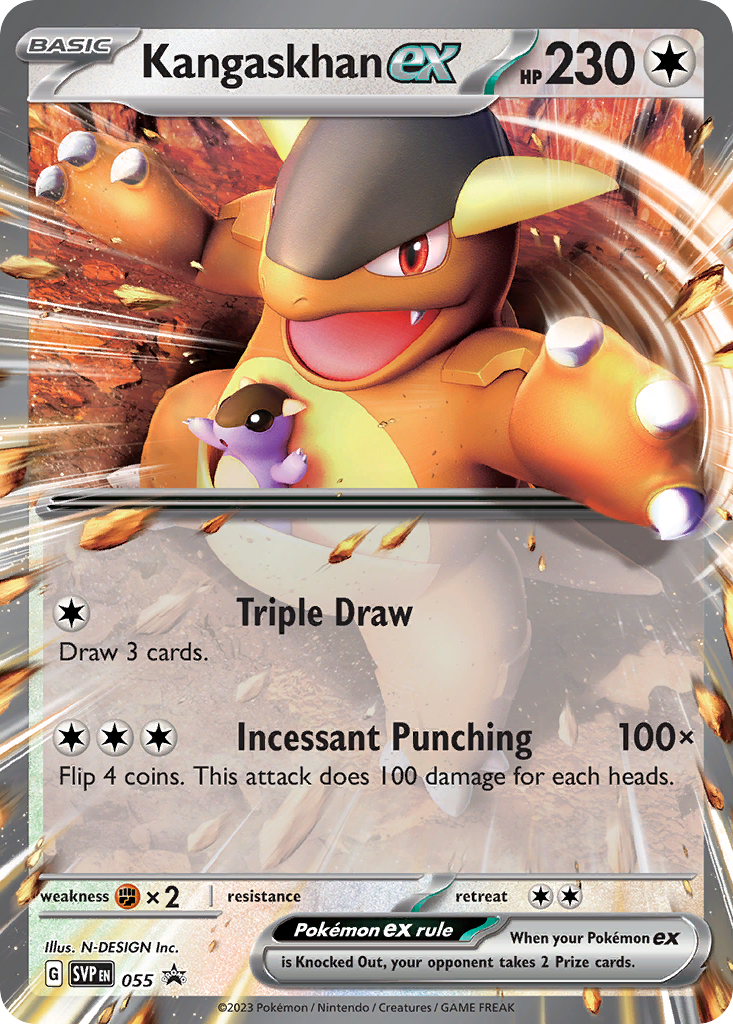 Kangaskhan ex 055 Scarlet & Violet Black Star Promos