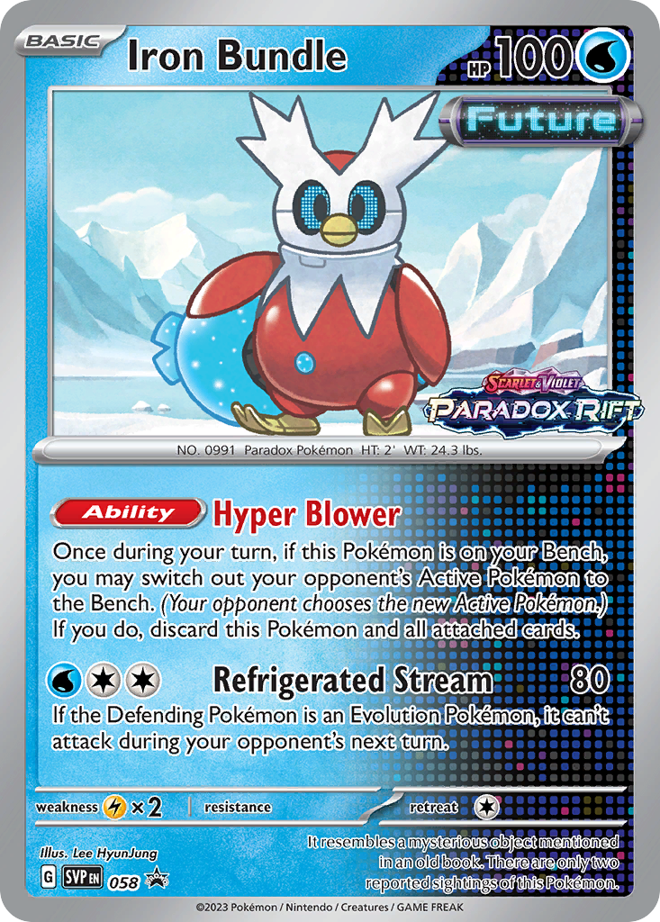 Iron Bundle 058 Scarlet & Violet Black Star Promos