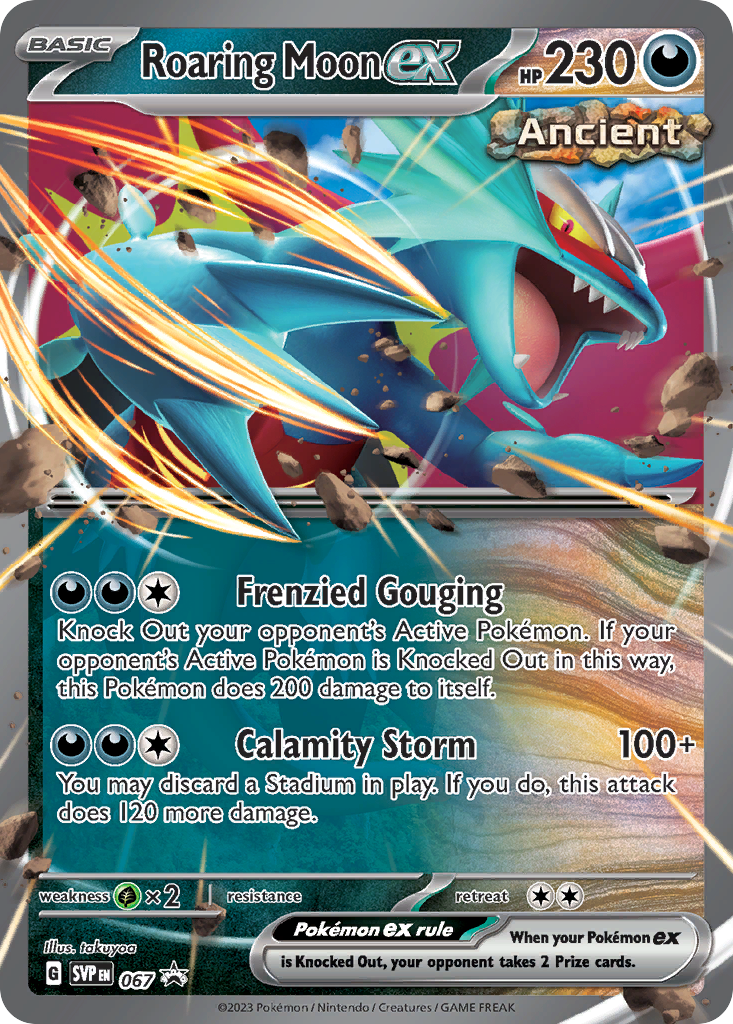Roaring Moon ex 067 Scarlet & Violet Black Star Promos