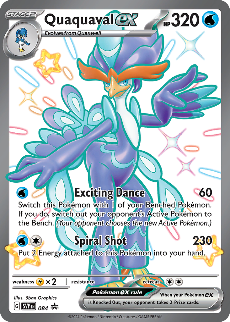 Quaquaval ex 084 Scarlet & Violet Black Star Promos