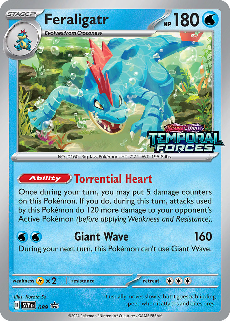 Feraligatr 089 Scarlet & Violet Black Star Promos