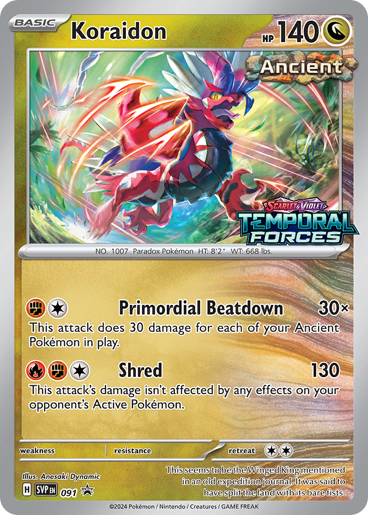 Koraidon 091 Scarlet & Violet Black Star Promos