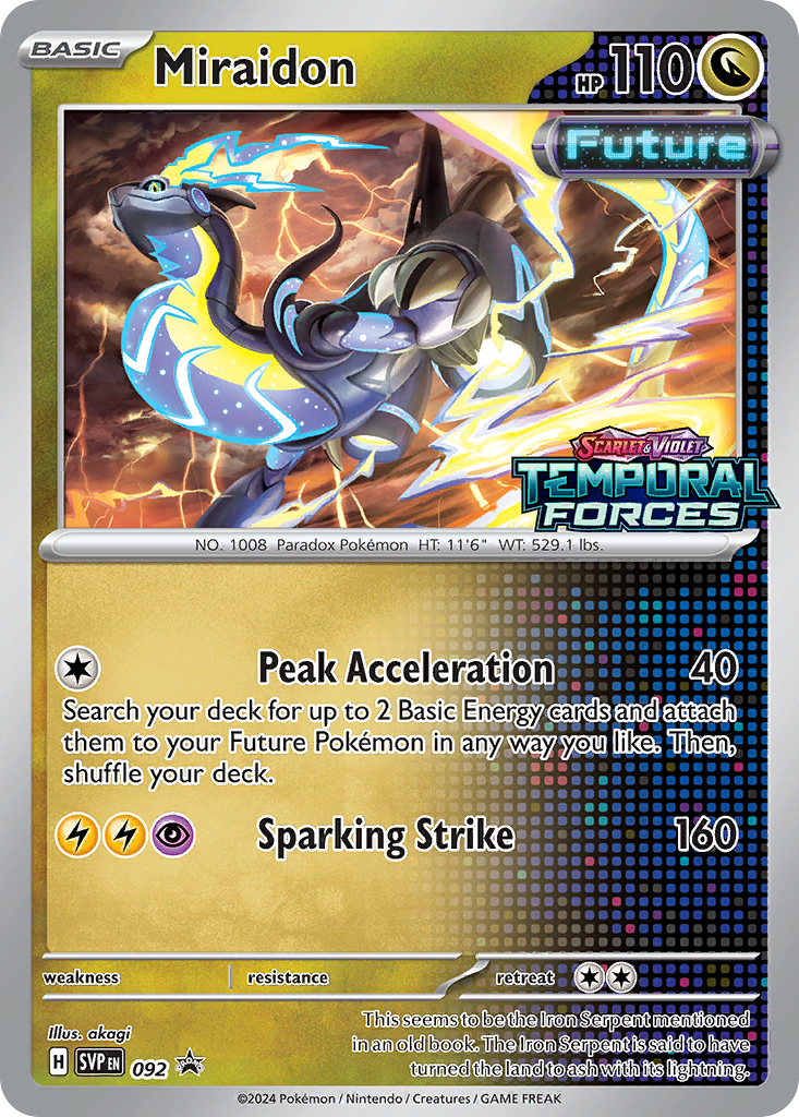 Miraidon 092 Scarlet & Violet Black Star Promos