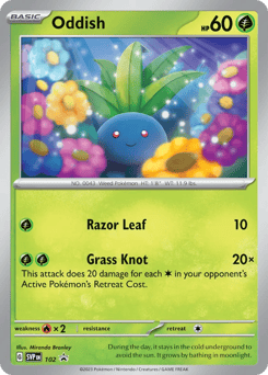 Oddish 102 Scarlet & Violet Black Star Promos