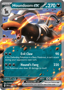 Houndoom ex 103 Scarlet & Violet Black Star Promos