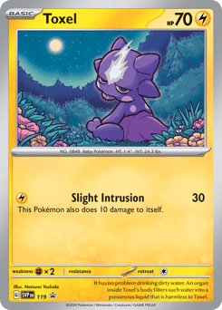 Toxel 119 Scarlet & Violet Black Star Promos