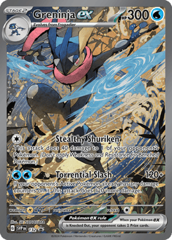 Greninja ex 132 Scarlet & Violet Black Star Promos