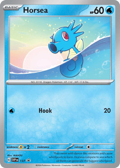 Horsea 137 Scarlet & Violet Black Star Promos