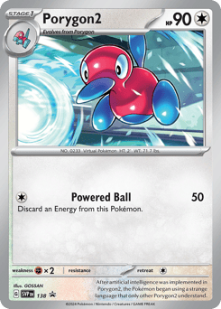 Porygon2 138 Scarlet & Violet Black Star Promos