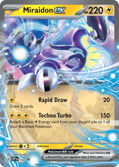 Miraidon ex 143 Scarlet & Violet Black Star Promos
