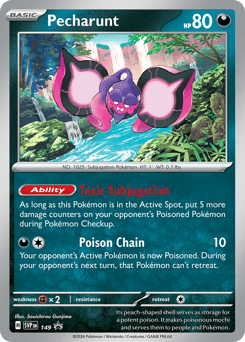 Pecharunt 149 Scarlet & Violet Black Star Promos
