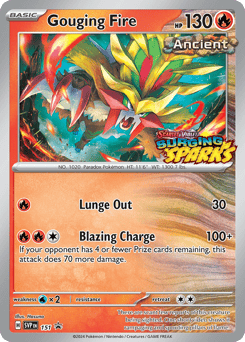 Gouging Fire 151 Scarlet & Violet Black Star Promos