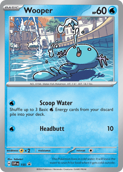Wooper 155 Scarlet & Violet Black Star Promos
