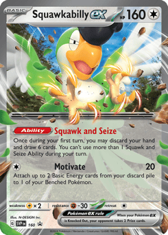 Squawkabilly ex 160 Scarlet & Violet Black Star Promos