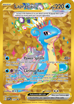 Lapras ex 164 Scarlet & Violet Black Star Promos