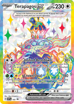 Terapagos ex 165 Scarlet & Violet Black Star Promos