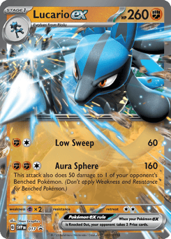 Lucario ex 017 Scarlet & Violet Black Star Promos