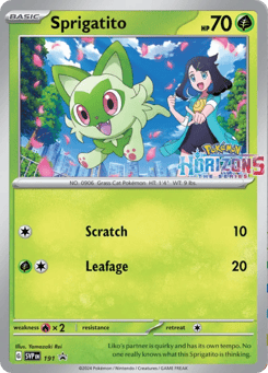 Sprigatito 191 Scarlet & Violet Black Star Promos