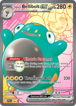 Iono's Bellibolt ex 194 Scarlet & Violet Black Star Promos