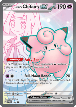 Lillie's Clefairy ex 195 Scarlet & Violet Black Star Promos