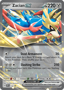 Zacian ex 198 Scarlet & Violet Black Star Promos
