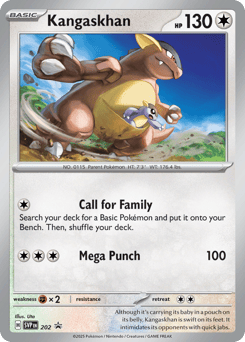Kangaskhan 202 Scarlet & Violet Black Star Promos