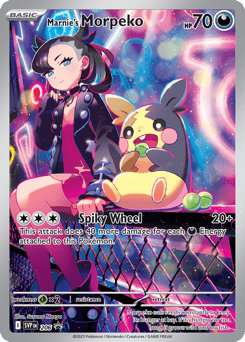Marnie's Morpeko 206 Scarlet & Violet Black Star Promos