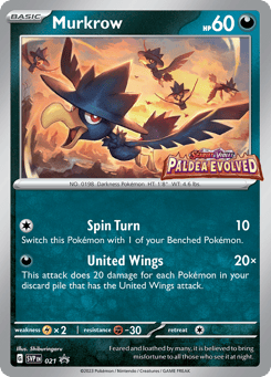Murkrow 021 Scarlet & Violet Black Star Promos