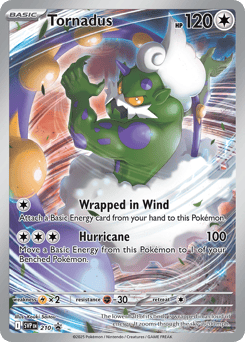 Tornadus 210 Scarlet & Violet Black Star Promos