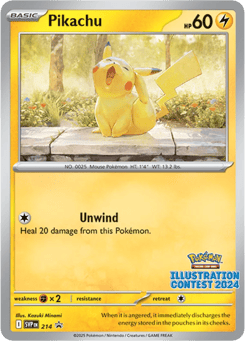 Pikachu 214 Scarlet & Violet Black Star Promos