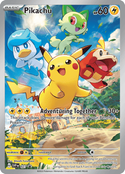 Pikachu 027 Scarlet & Violet Black Star Promos