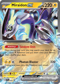 Miraidon ex 028 Scarlet & Violet Black Star Promos