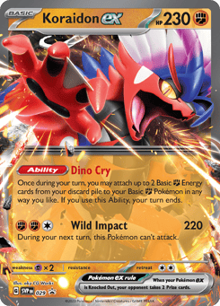 Koraidon ex 029 Scarlet & Violet Black Star Promos