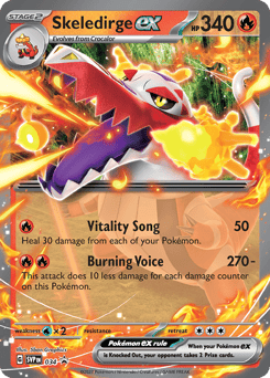 Skeledirge ex 034 Scarlet & Violet Black Star Promos
