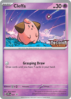 Cleffa 037 Scarlet & Violet Black Star Promos