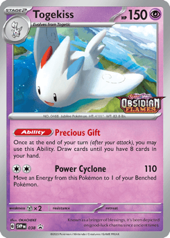 Togekiss 038 Scarlet & Violet Black Star Promos