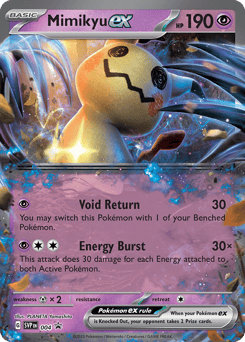 Mimikyu ex 004 Scarlet & Violet Black Star Promos