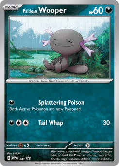 Paldean Wooper 041 Scarlet & Violet Black Star Promos